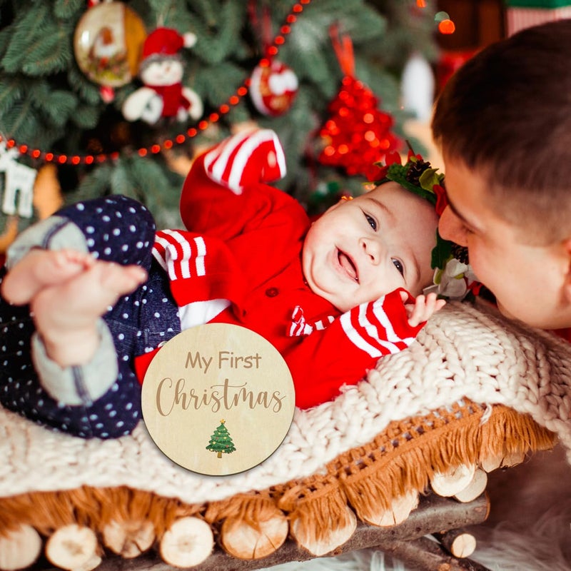 cephira Baby Monthly Milestone Cards - My First Holiday Milestone | Baby Announcement Sign & Celebration Board | Hello World Sign | Milestone Photo Cards | Perfect Newborn Gift & Keepsake - Image 2